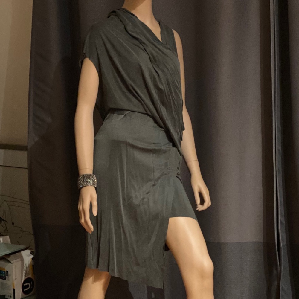 Helmut Lang dress, S, olive green